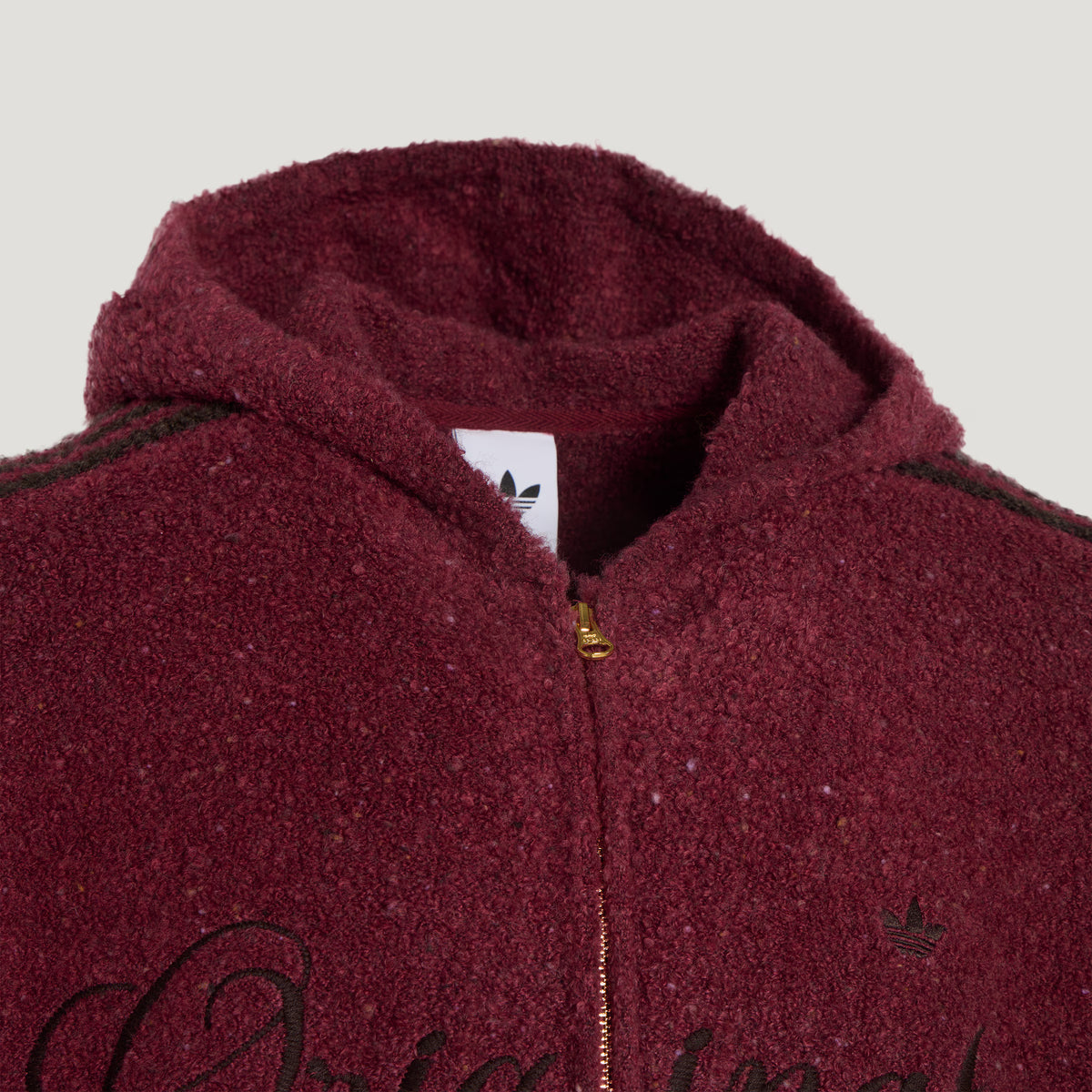 Crafted Jacket Hooded Burgundy (Unisex)