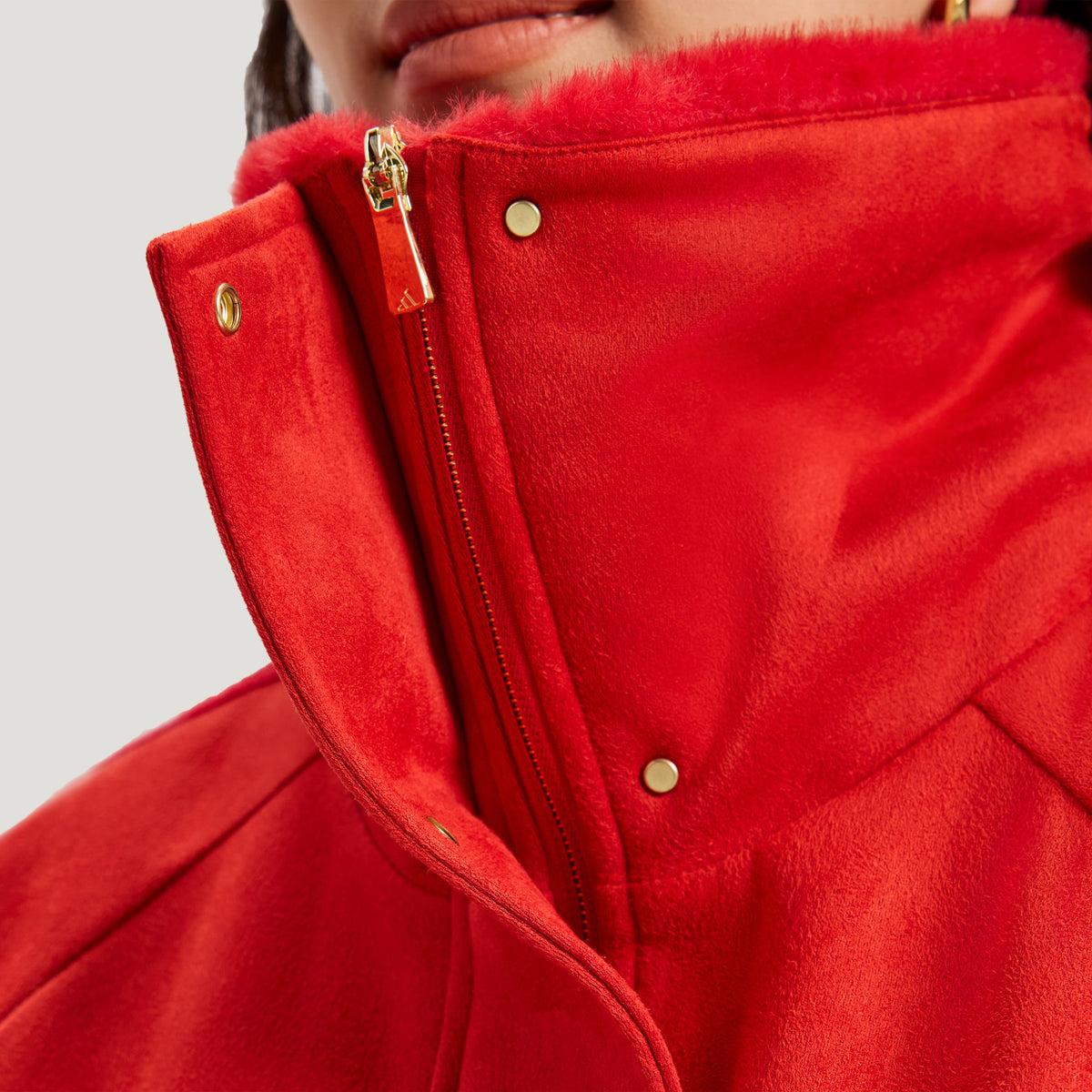 New Year Warm Jacket Light Scarlet (W)