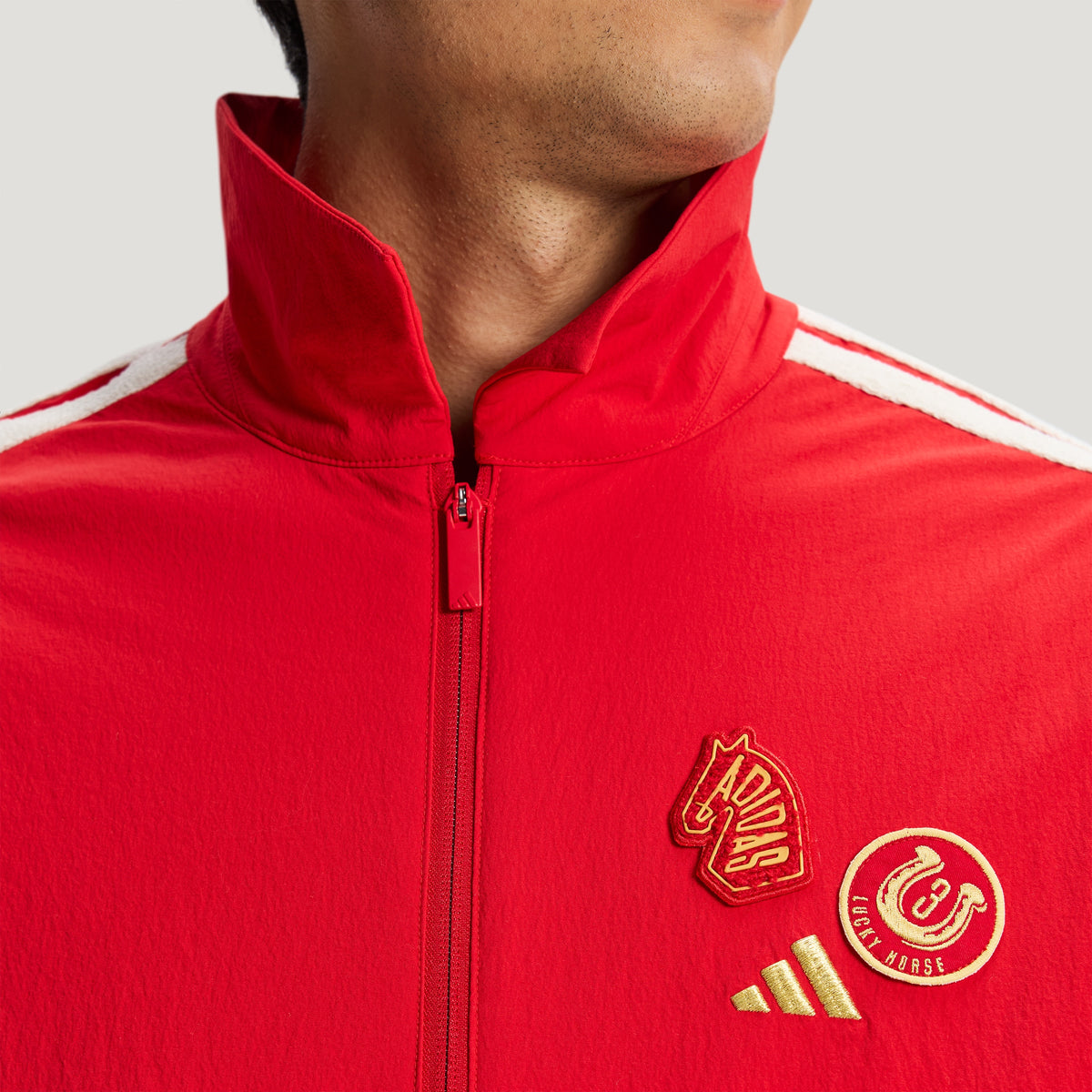 CNY Reversible Woven Jacket Light Scarlet (Unisex)