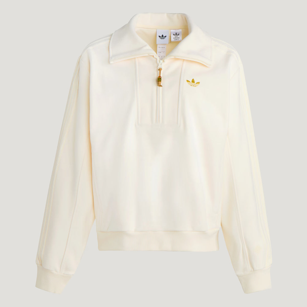 Half Zip Sweatshirt Cream (W)