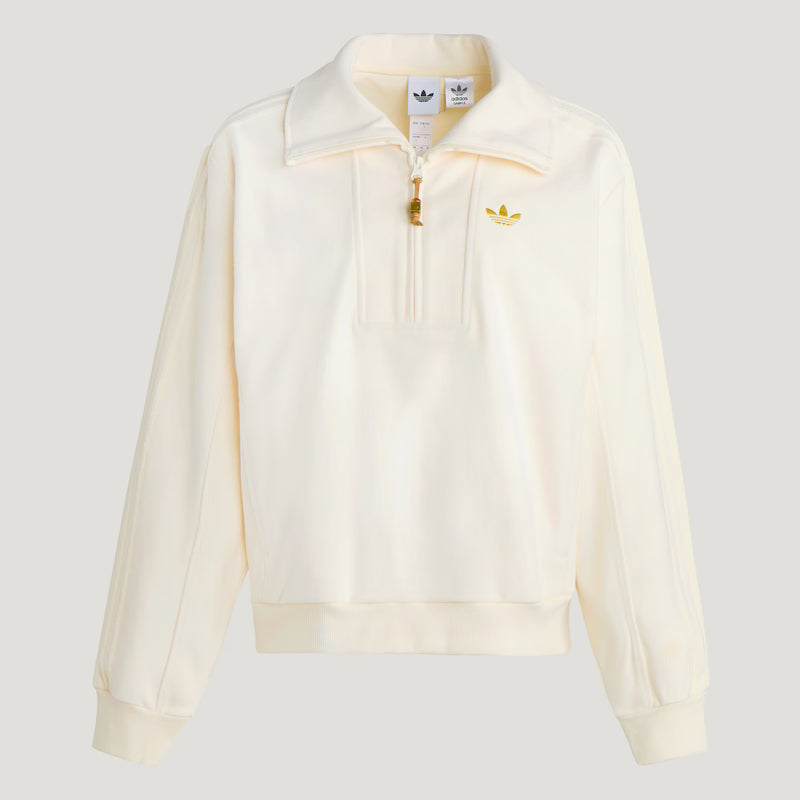 Half Zip Sweatshirt Cream (W)