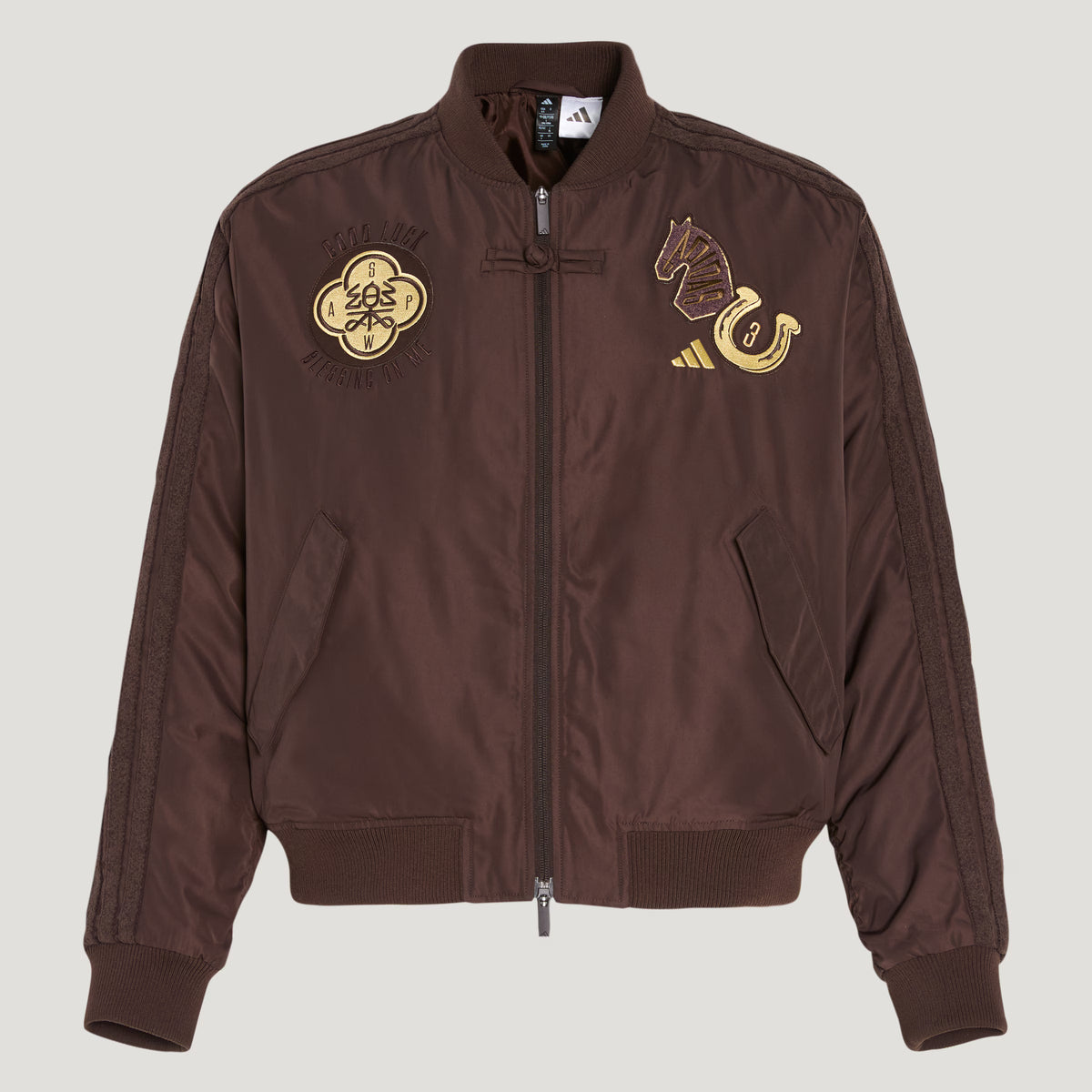 CNY Padded Bomber Jacket Coffee (Unisex)