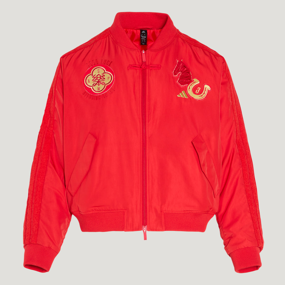 CNY Padded Bomber Jacket Light Scarlet (Unisex)