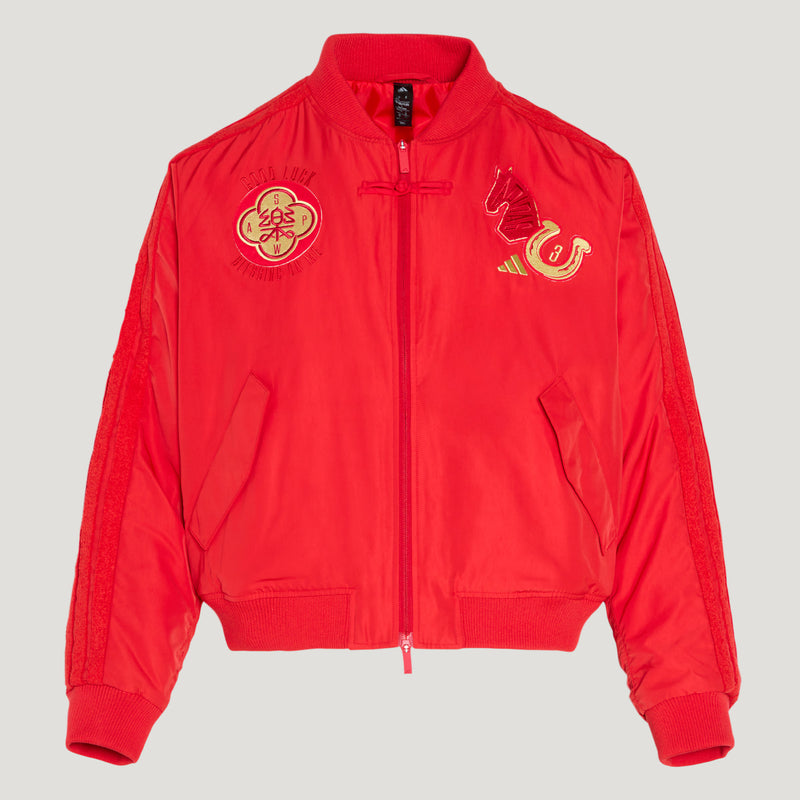 CNY Padded Bomber Jacket Light Scarlet (Unisex)
