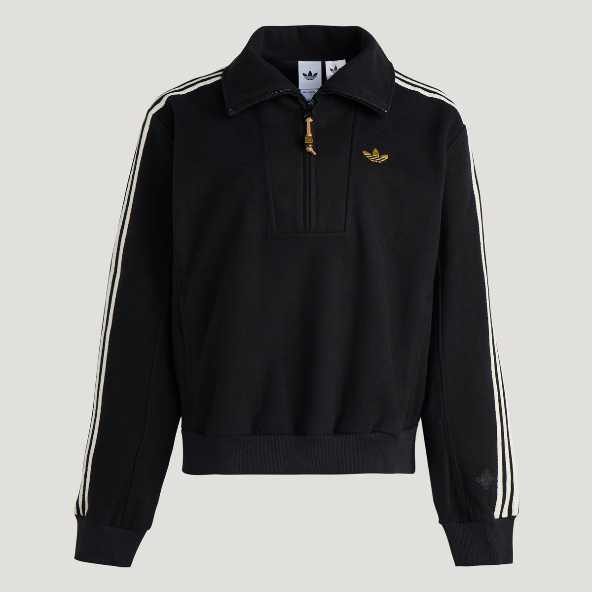 Half Zip Sweatshirt Black (W)