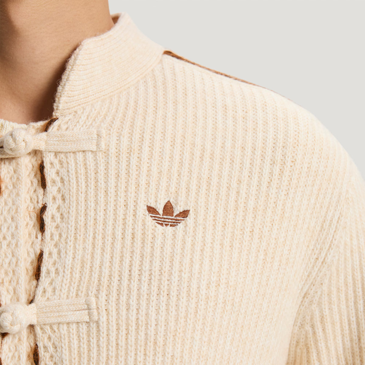 CNY Knit Jacket Crystal Brown (Unisex)