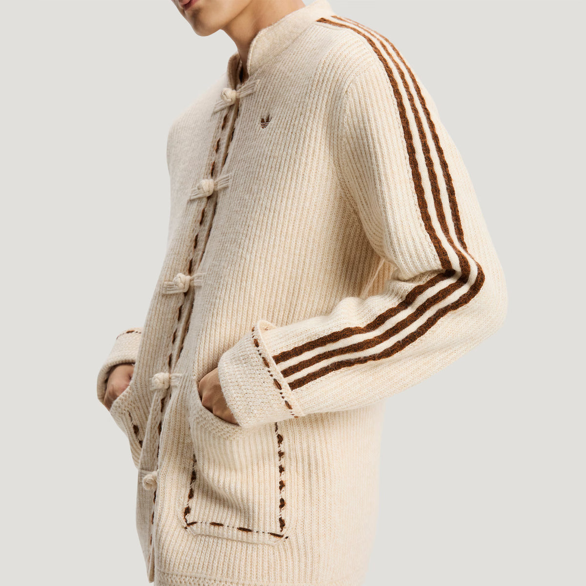 CNY Knit Jacket Crystal Brown (Unisex)