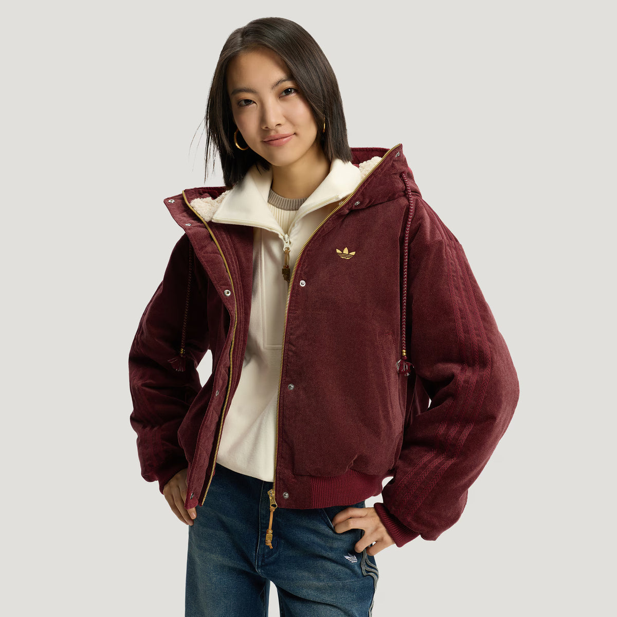 Padded Jacket Burgundy (W)