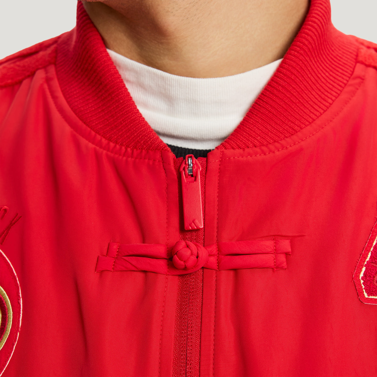 CNY Padded Bomber Jacket Light Scarlet (Unisex)