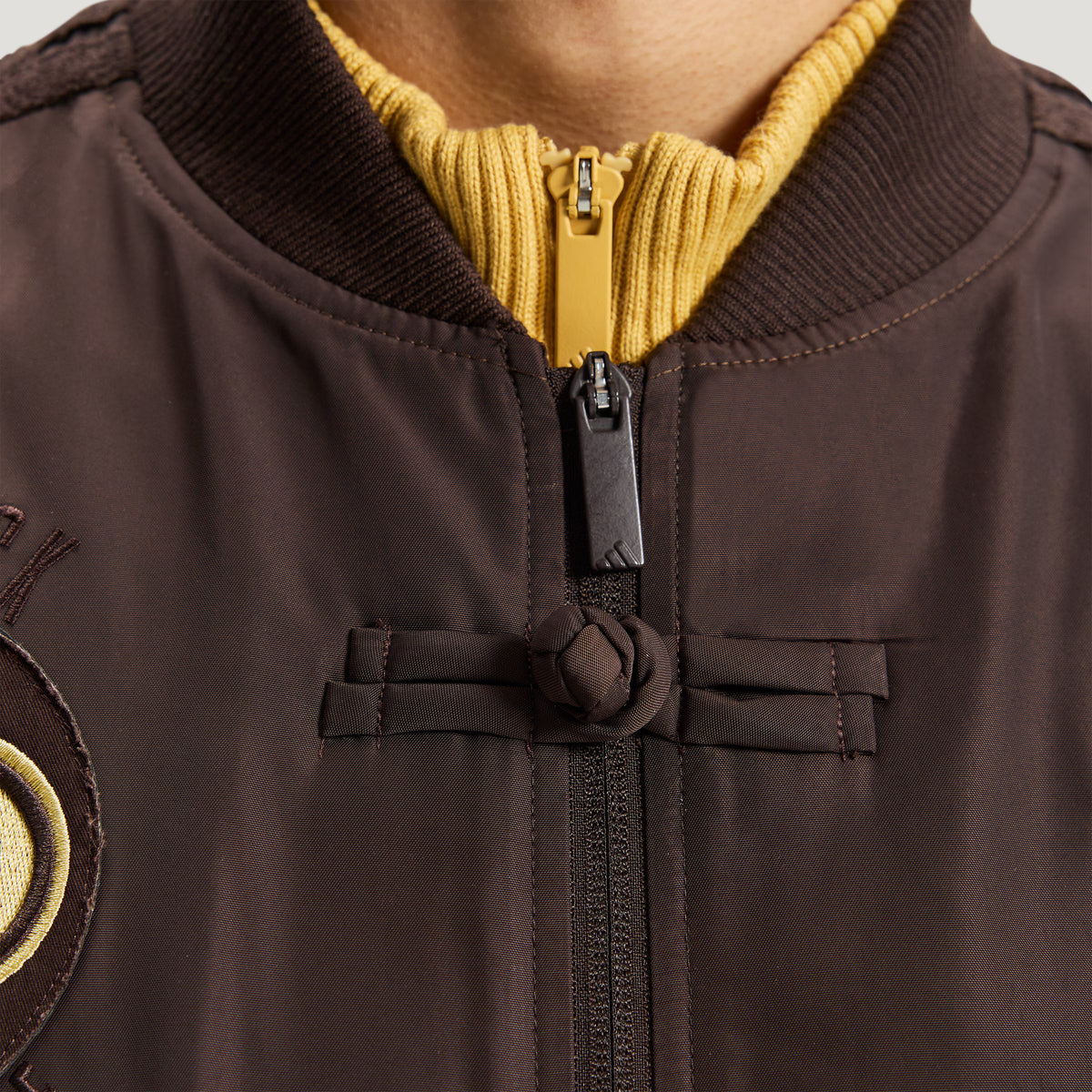 CNY Padded Bomber Jacket Coffee (Unisex)