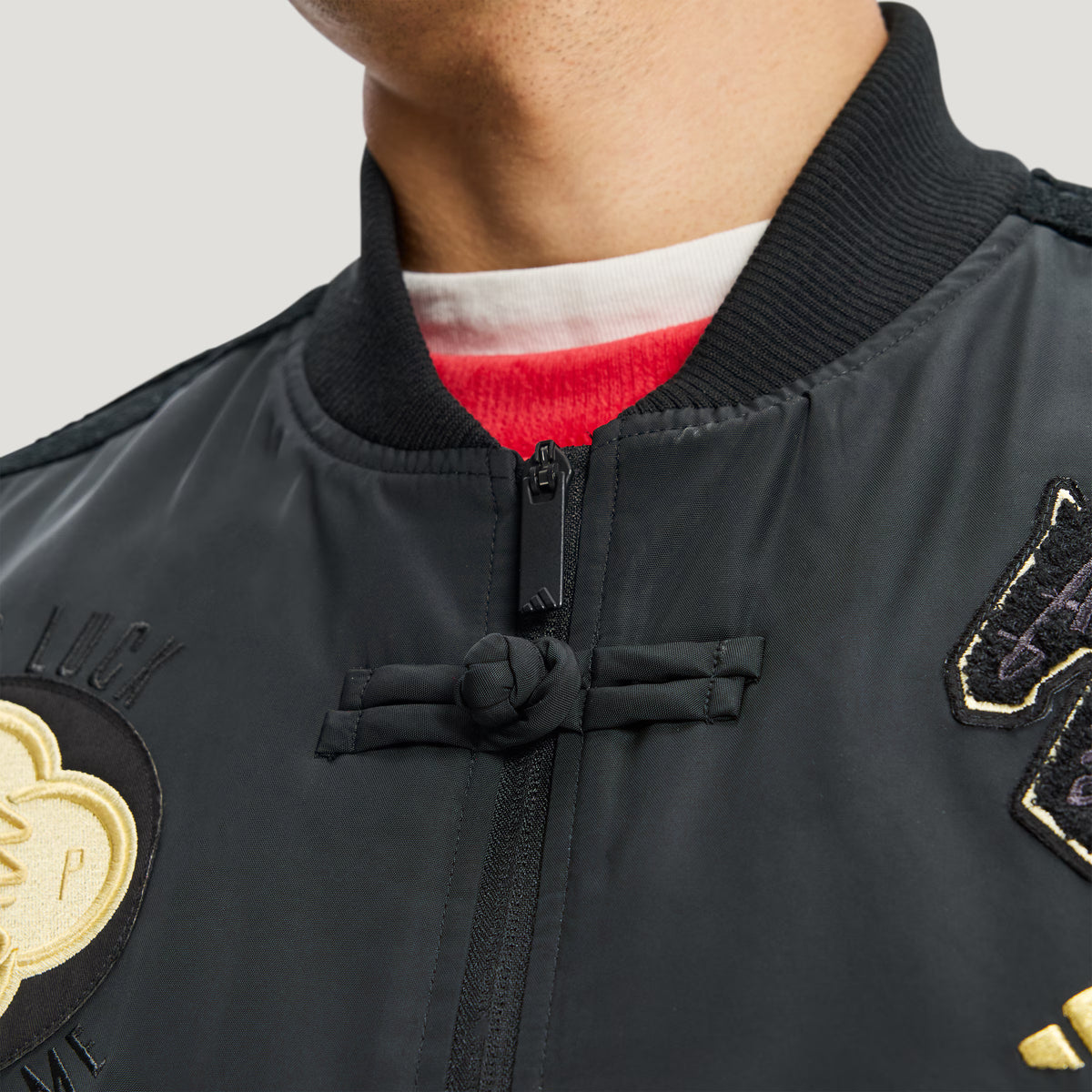 CNY Padded Bomber Jacket Black (Unisex)