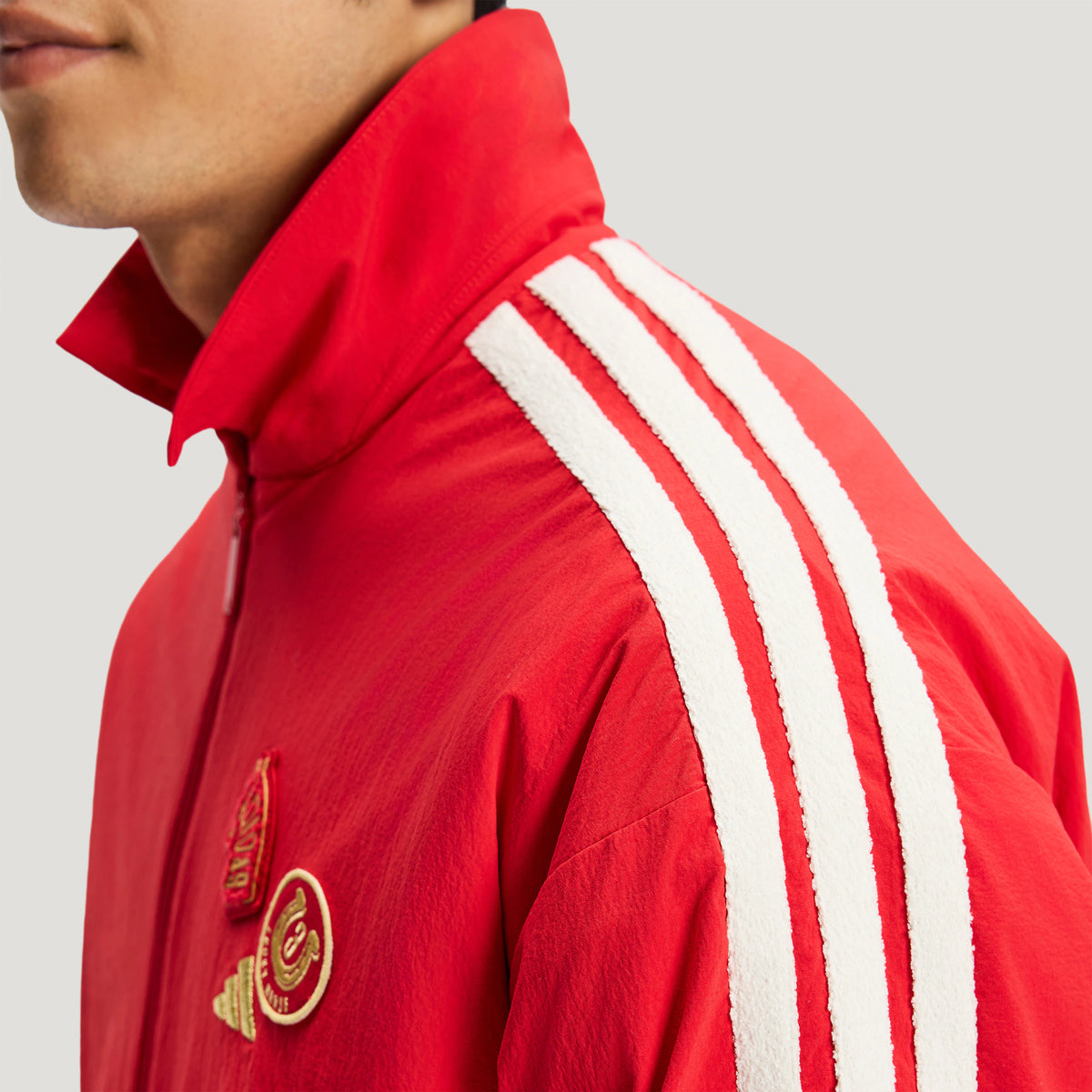 CNY Reversible Woven Jacket Light Scarlet (Unisex)