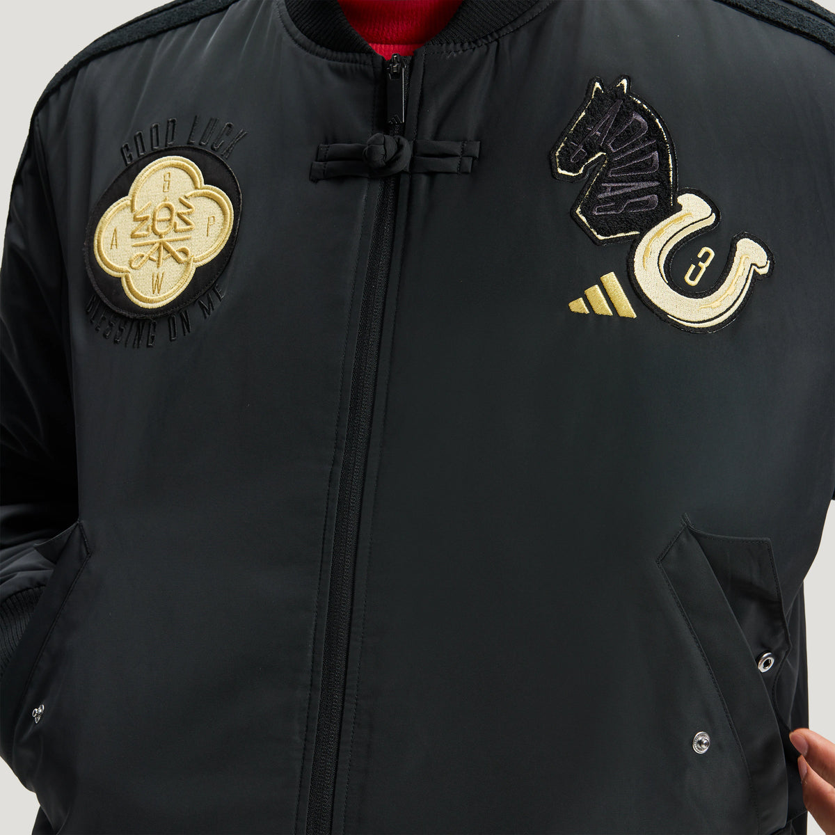 CNY Padded Bomber Jacket Black (Unisex)